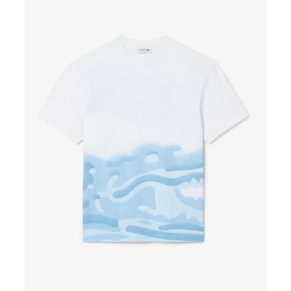 クローズアップワニロゴプリントTシャツ | ラコステ(LACOSTE) | マルイ