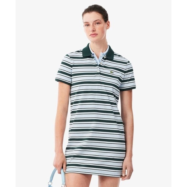 マルチボーダーポロドレス / ワンピース | ラコステ(LACOSTE) | マルイ