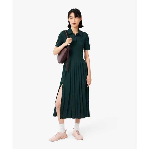 プリーツジャージポロドレス / ポロワンピース | ラコステ(LACOSTE