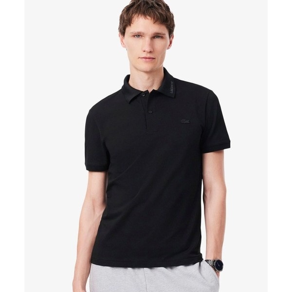 LACOSTE ダークチャコールポロシャツ新品日本未発売 ネームジャカードカラーポロシャツ | ラコステ(LACOSTE) | マルイ