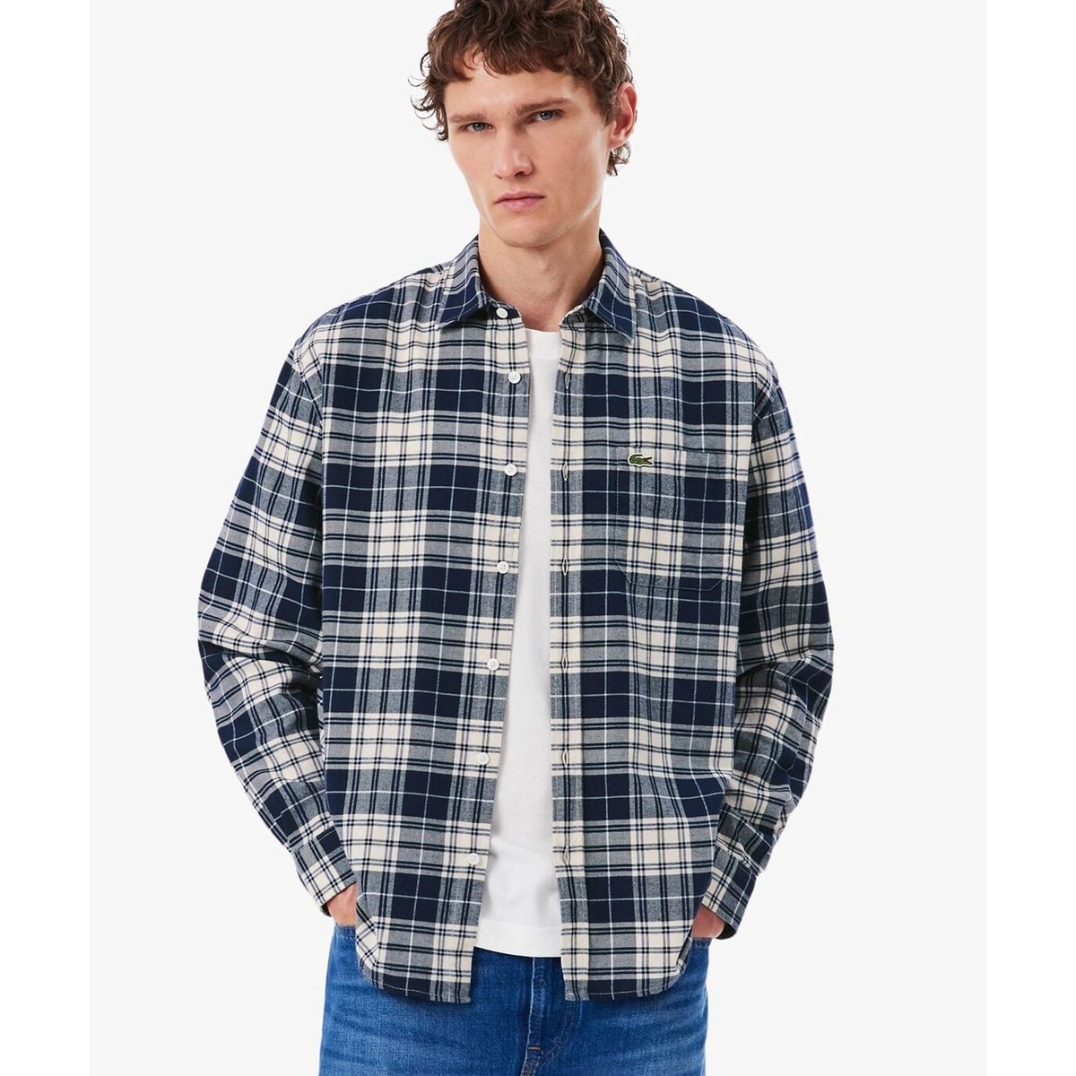ビッグチェックフランネルシャツ | ラコステ(LACOSTE) | マルイウェブ