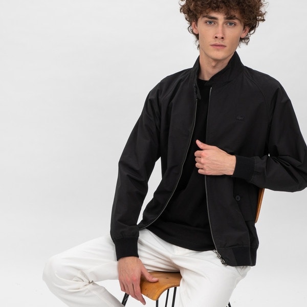 ラコステ スウィングトップ ブルゾン ラコステ LACOSTE スウィングトップ （ブラック） -ファッション