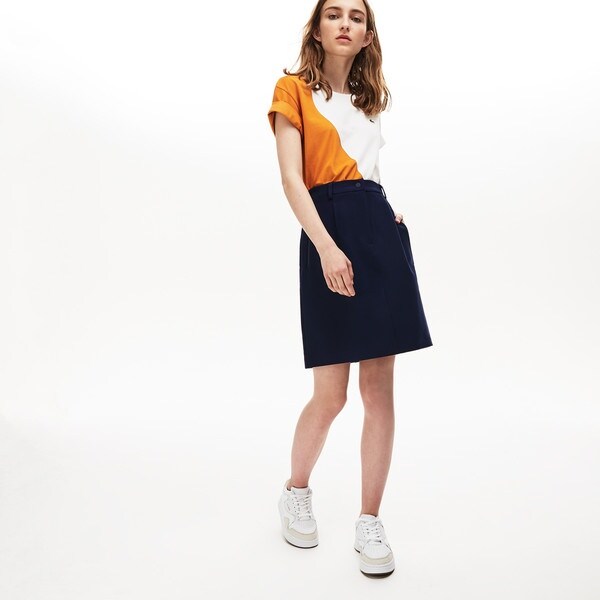 ラコステ　スカート ネオプレンシングルプリーツスカート | ラコステ(LACOSTE