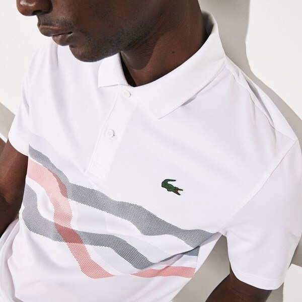 1周年記念イベントが Lacoste メンズ スポーツ 半袖 プリント ウルトラドライ ゴルフポロシャツ Therapeuticapillows Ca