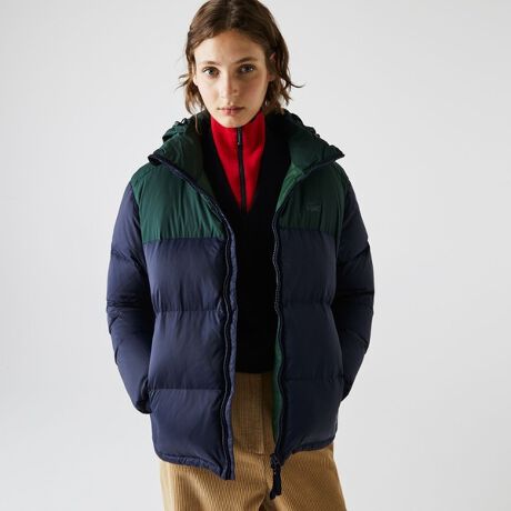 収納フード付きカラーブロックダウンジャケット | ラコステ(LACOSTE 