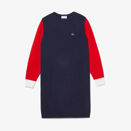 ｍａｄｅ ｉｎ ｆｒａｎｃｅスリーブ配色ワンピースニットセーター ラコステ Lacoste ファッション通販 マルイウェブチャネル To607 1 39 01