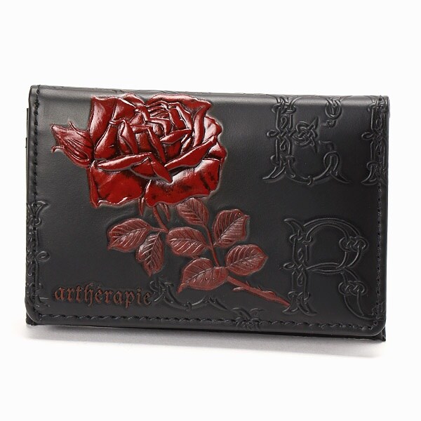 アルセラピィアイプレート革財布 ATメタルプレートアドバン 二つ折り財布 〈アルセラピィ