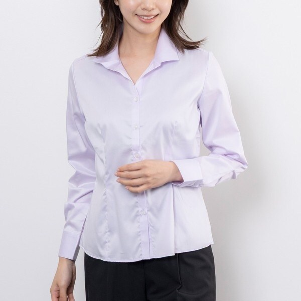 ナラカミーチェ（NARACAMICIE）/コットンツイルスタンドカラー長袖シャツ コットンツイルスタンドカラー長袖シャツ | ナラカミーチェ