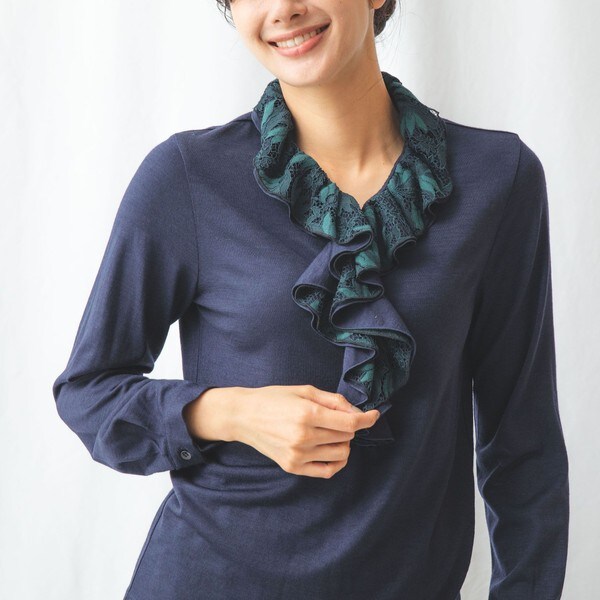 【NEW】ナラカミーチェ/ウールジャージフリル ウールジャージフリル | ナラカミーチェ(NARACAMICIE) | マルイウェブ