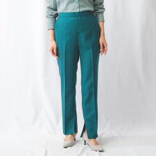 麻調オックステーパードパンツ