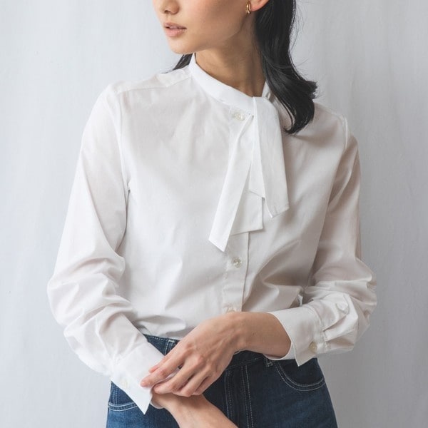 ナラカミーチェ（NARACAMICIE）/ボウタイ長袖シャツ ボウタイ長袖シャツ | ナラカミーチェ(NARACAMICIE) | マルイウェブ