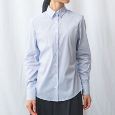 【NARACAMICIE】コットンストレッチストライプシャツ