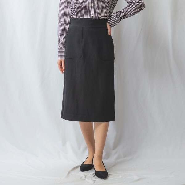 ナラカミーチェ（NARACAMICIE）/フロントWポケットミデイタイトスカート フロントWポケットミデイタイトスカート | ナラカミーチェ(NARACAMICIE