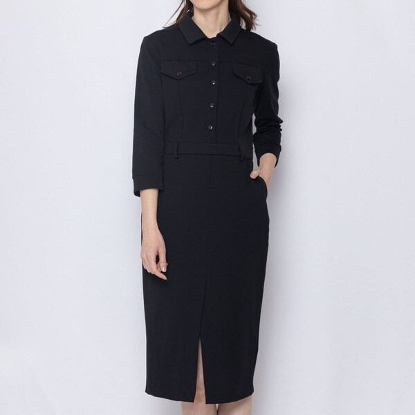 コットン混ストレッチワンピース | ナラカミーチェ(NARACAMICIE