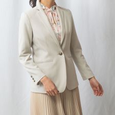 【NARACAMICIE】【セットアップスーツ対応】サージストレッチテーラードジャケット