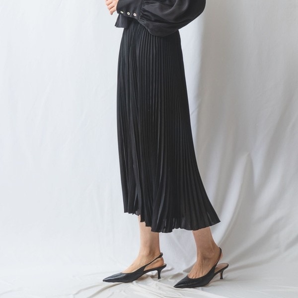 NARACAMICIE】ハイツイストシフォンプリーツパンツ | ナラカミーチェ