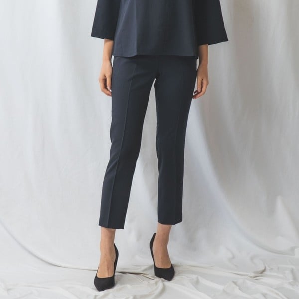 NARACAMICIE】【セットアップ対応】合繊ストレッチテーパードパンツ