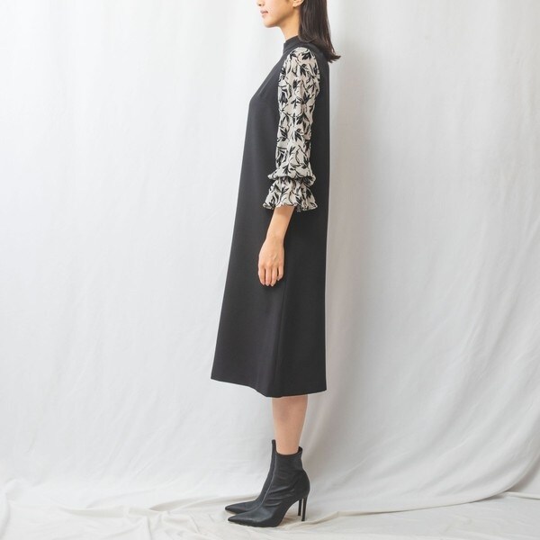 NARACAMICIE】フロッキースリーブワンピース | ナラカミーチェ