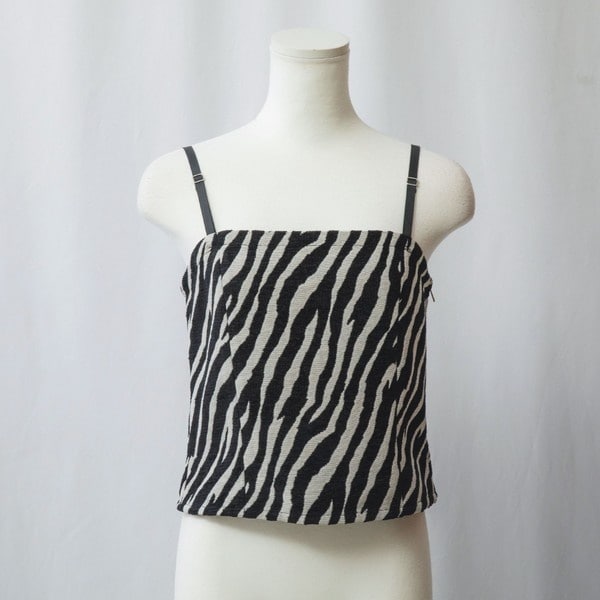 ナラカミーチェ（NARACAMICIE）/【See she me】ゼブラジャガードビスチェ See she me】ゼブラジャガードビスチェ | ナラカミーチェ(NARACAMICIE