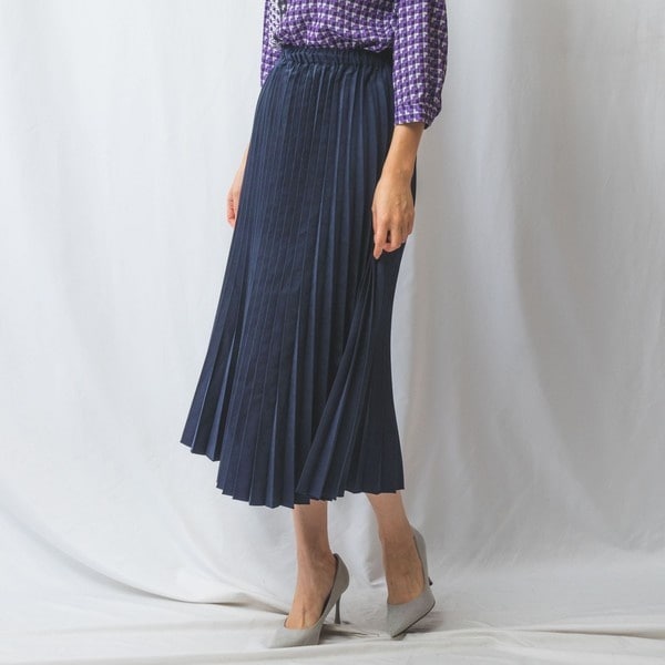 ナラカミーチェ（NARACAMICIE）/【NARACAMICIE】フェイクスエードプリーツスカート NARACAMICIE】フェイクスエードプリーツスカート | ナラカミーチェ