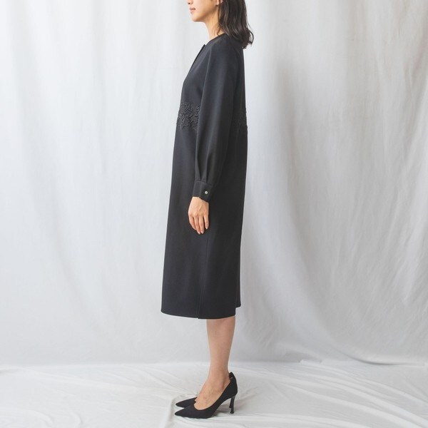 ナラカミーチェ（NARACAMICIE）/【NARACAMICIE】ウエストレースコートワンピース NARACAMICIE】ウエストレースコートワンピース | ナラカミーチェ