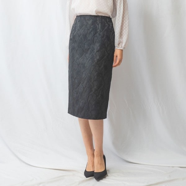 NARACAMICIE】パウダーツイルストレッチフレアスカート | ナラ