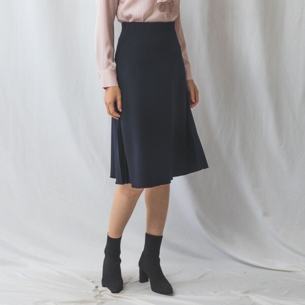 NARACAMICIE】ベルトデザインミデイフレアスカート | ナラカミーチェ