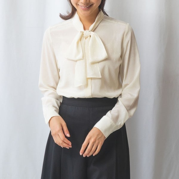 洗える】取り外しボウタイブラウス | ラ・クープ(LACOUPE) | マルイ