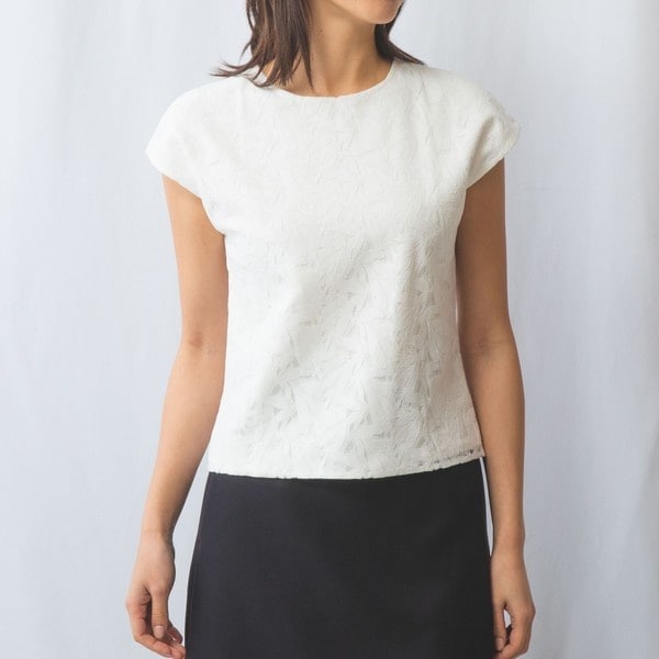 tシャツ 「NARACAMICIE」レースコンビノースリカットソー レディース NARACAMICIE tシャツ 「NARACAMICIE」レースコンビノースリ