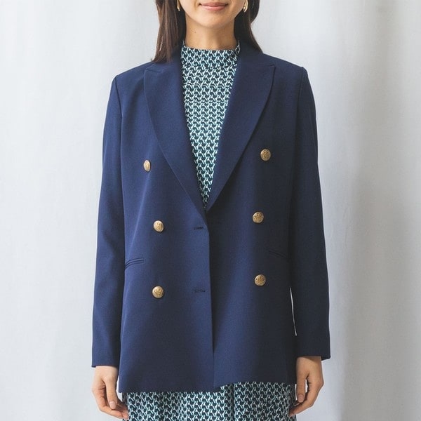 WEB限定】ダブルフェイスリバーパネルセミフレアラップコート | ロペ