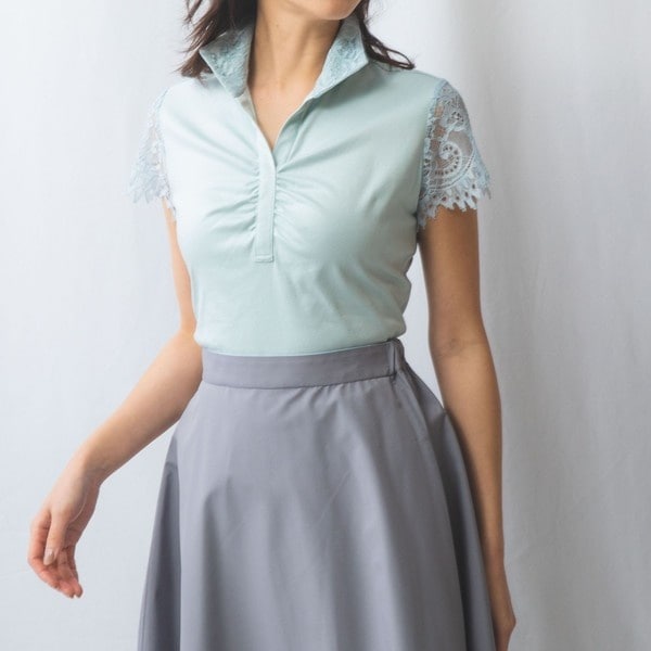 【NARACAMICIE】60スムースレーススタンドカットソー NARACAMICIE｜60スムースレーススタンドカットソー | Rakuten