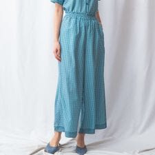 【NARACAMICIE】【セットアップ対応】幾何プリントフレアパンツ