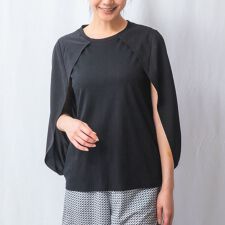 【NARACAMICIE】マントデザインカットソー