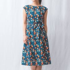 【NARACAMICIE】フルーツプリントリボンワンピース