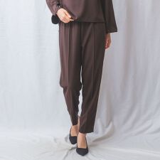 【NARACAMICIE】【セットアップ対応】ウエストゴムテーパードパンツ