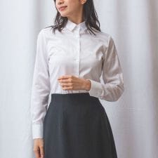 【NARACAMICIE】ツイル長袖シャツ