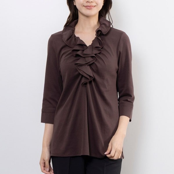 NARACAMICIE】無地フリルカットソー | ナラカミーチェ(NARACAMICIE