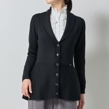 【NARACAMICIE】ペプラムカーディガン