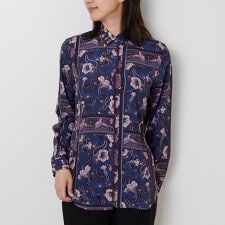 【NARACAMICIE】ステンドグラス長袖オーバーブラウス