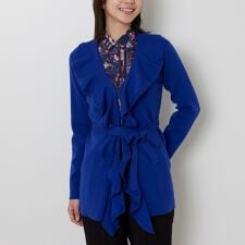 【NARACAMICIE】フリルカーディガン