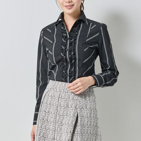 [^ԁF30-52-01-927]mg[̃XgCvlтoVcBOĕɂ͏߂̃t{Ă邽߁A炵؂₩ȃX^COo܂B݌͊J݃fUCɂȂĂAƂꂢ߂ȈۂvXB{gXɃ^bNCX^C͂Apcƍ킹ă^bNAEgR[fBl[g߂łBEzCgEXgb`EJ[WJ̓zCgAubNETCYWJ0(S)7E1(M)9E2(L)11E3(2L)13E4(3L)15E5(4L)17