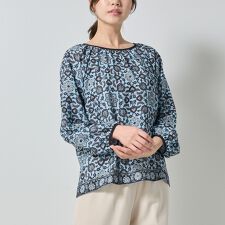 【NARACAMICIE】エスニック柄長袖プルオーバー