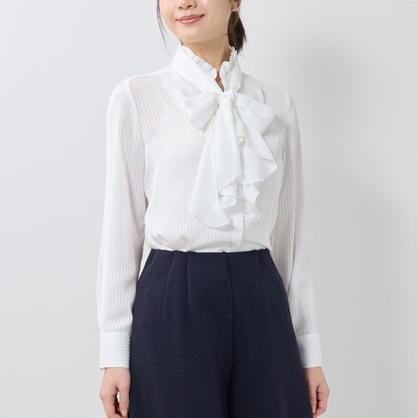 ピエゴリーネボウタイフリルシャツ | ナラカミーチェ(NARACAMICIE