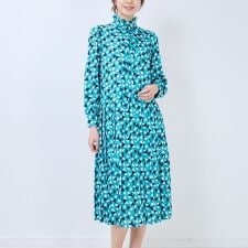 【NARACAMICIE】トライアングル幾何柄ワンピース