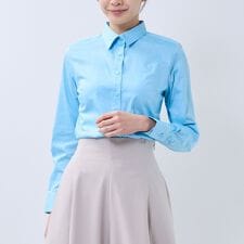 【NARACAMICIE】オックス長袖シャツ