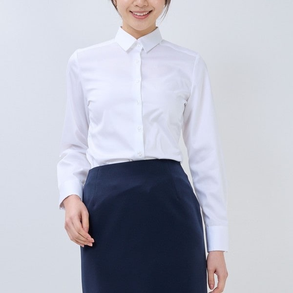 【NARACAMICIE】ツイル長袖シャツ