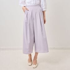 【NARACAMICIE】トロストレッチフレアワイドパンツ