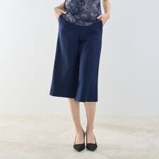 【NARACAMICIE】【セットアップ対応】ワイドクロップドパンツ