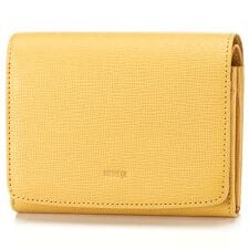 COMME CA　コムサ　シュリー　型押しレザー　中Lファスナー折り財布