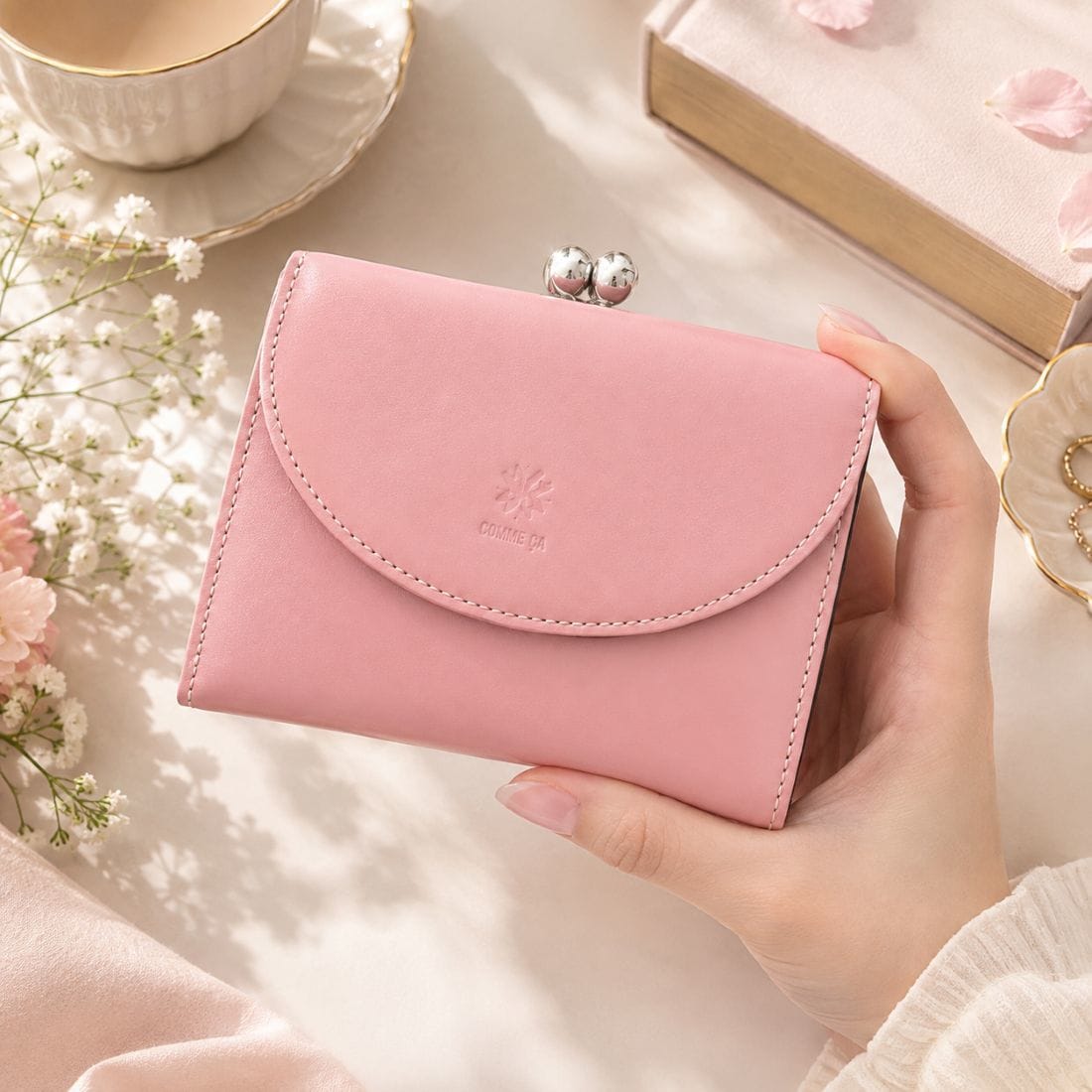 COMME CA マカロン がま口折り財布 コムサ | コムサ(COMME CA